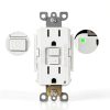 GFCI Outlet Amico 6 Pack 15 Amp Thin Design with LED Indicator, White-4