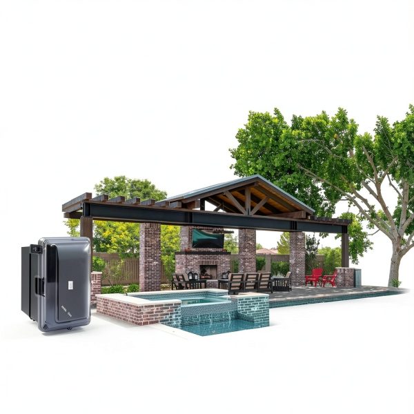 Sigma 16801 Weatherproof Outdoor GFCI Outlet Kit with Lockable Cover-5