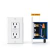 BESTTEN GFCI Outlet 15A Slim Design with LED Indicator – 10 Pack White-3