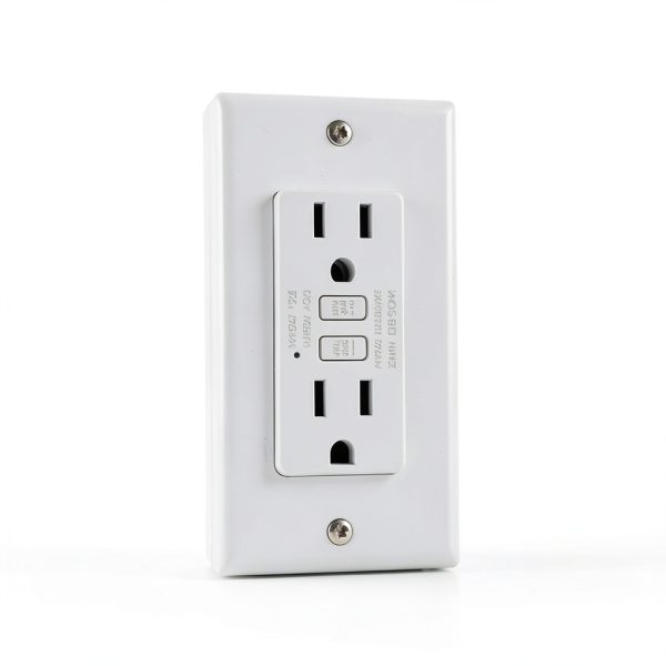 BESTTEN GFCI Outlet 15A Slim Design with LED Indicator – 10 Pack White-5