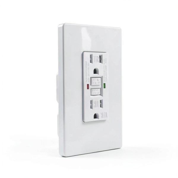 GFCI Outlet ELECTECK 10-Pack 15 Amp WR LED Self-Test Wallplate-4