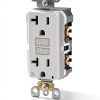 Leviton Smart GFCI 20A Self‑Test Tamper‑Resistant LED D2GF2‑KW White-0