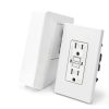 GFCI Outlet ELECTECK 10-Pack 15 Amp WR LED Self-Test Wallplate-1