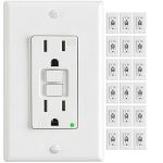 Amico 24 Pack 15 Amp GFCI Outlet Weather‑Resistant with LED Indicator-0