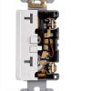 1-Pack 20 Amp GFI Electrical GFCI Outlet Self-Test Tamper Resistant (TR) Weather Resistant (WR) Ground Fault Receptacle with LED Indicator UL Listed Standard Wall Plate Included White-7