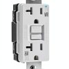 Amazon Basics Weather Resistant GFCI Receptacle 20 Amp White UL Listed-4