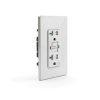 GFCI Outlet ELECTECK 10-Pack 20A Outdoor WR with LED Self‑Test, White-4