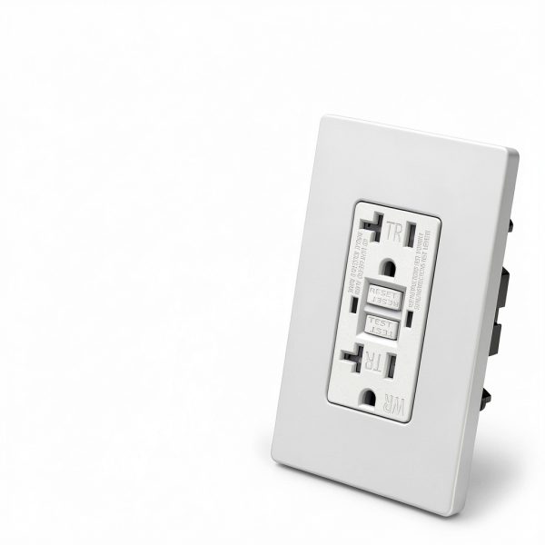 GFCI Outlet ELECTECK 10-Pack 20A Outdoor WR with LED Self‑Test, White-1