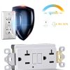 1-Pack 20 Amp GFI Electrical GFCI Outlet Self-Test Tamper Resistant (TR) Weather Resistant (WR) Ground Fault Receptacle with LED Indicator UL Listed Standard Wall Plate Included White-4