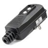 ELEGRP G1215PA2 G20PASR Auto‑Monitoring 15A GFCI Plug Black Auto Reset-0