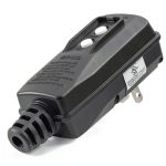 ELEGRP G1215PA2 G20PASR Auto‑Monitoring 15A GFCI Plug Black Auto Reset-0
